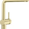 Blanco Linus PVDsatin gold (526683) dorado Grifería de cocina