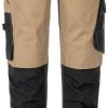 Planam Norit Damen Bundhose(6413) sand/black Ropa de trabajo