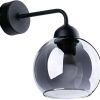 Sollux SL.1139 - Wall lamp ALINO 1xE27/60W/230V black Lámparas