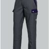 BP Comfort-Cargopants with knee pockets dark grey/navy Ropa de trabajo