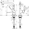 Axor Citterio Select 230 (39860___)39860820 brushed ni Grifería de cocina