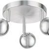 ledscom.de Ceiling light TAURI, three-bulb, incl. 3x LED GU10 lamps (warm white, 7.017W, 227lm each, 110°) Lámparas