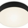 Briloner Flame LED ceiling light, Ø 15.7 cm, black Lámparas