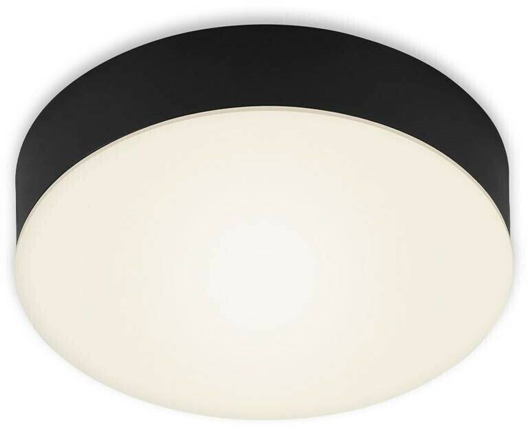 Briloner Flame LED ceiling light, Ø 15.7 cm, black Lámparas