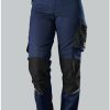 Ropa de trabajo BP light Workpants with knee pockets Lady night blue/black