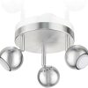 Lámparas ledscom.de Ceiling light TAURI, three-bulb incl. 450lm LED GU10 lamps white each