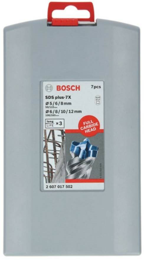 Bosch SDS plus-7X Set (2607017502) Brocas y puntas