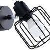 Sollux SL.1114 wall spotlight BELUCI 1xE14/40W/230V black Lámparas