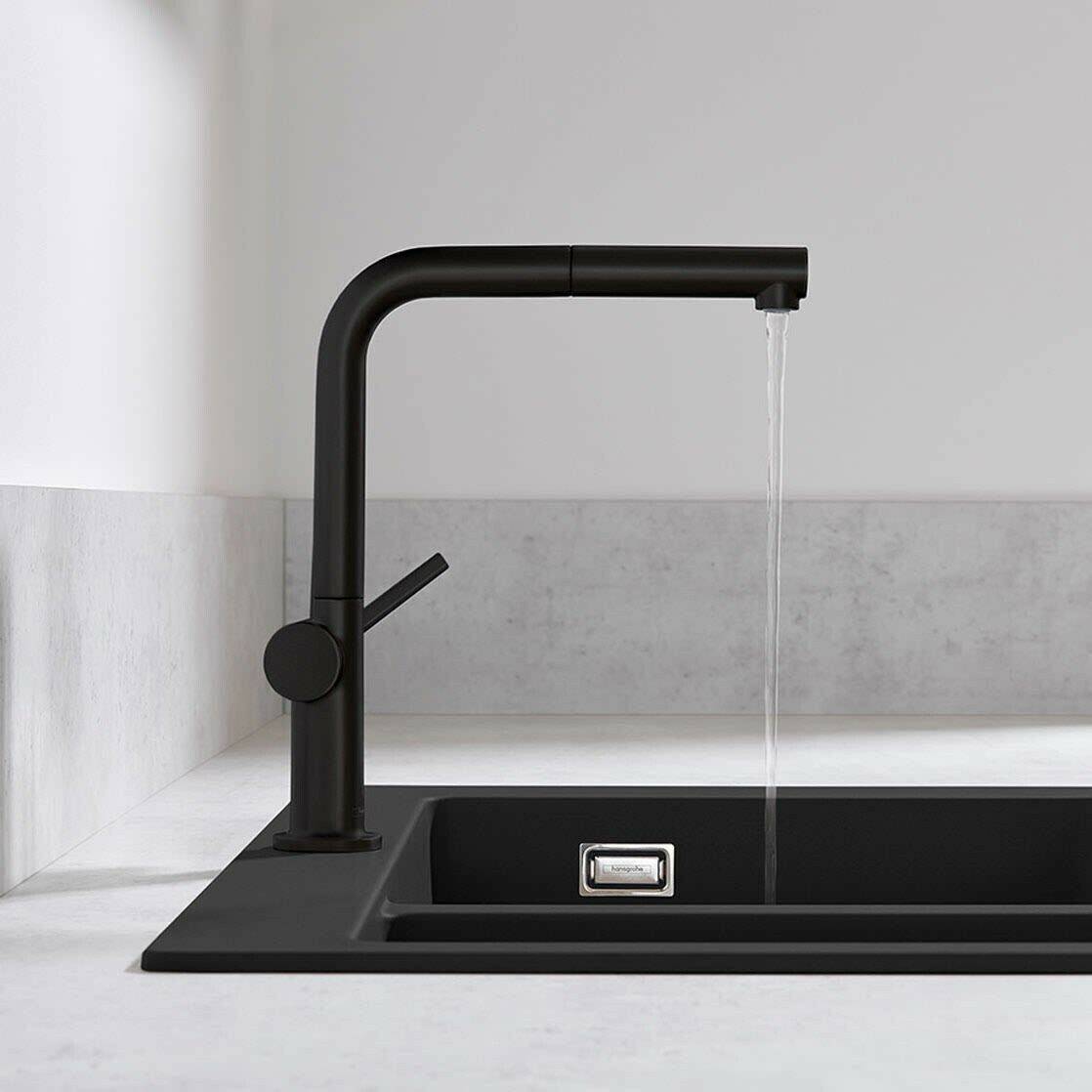 Hansgrohe Talis M54 270 1jet (72860___)72860670 negro Grifería de cocina