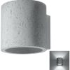 Sollux Wall lighting ORBIS 1xG9/40W/230V concrete Lámparas