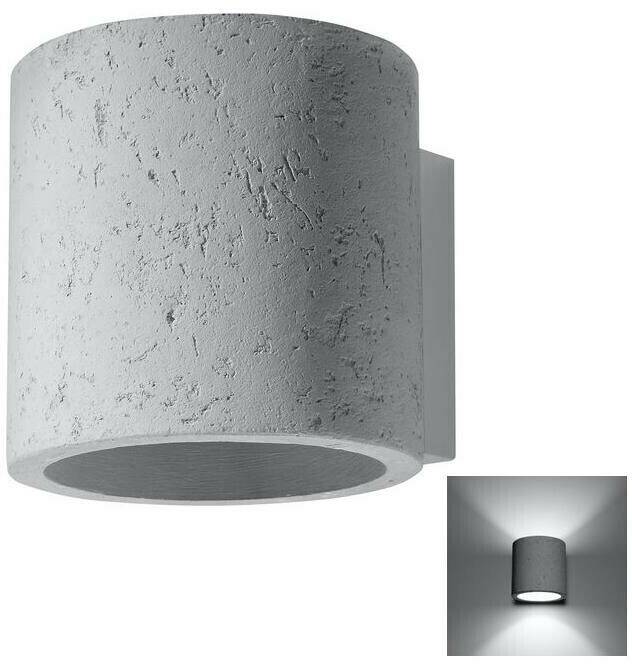 Sollux Wall lighting ORBIS 1xG9/40W/230V concrete Lámparas