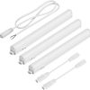 ledscom.de LED under-cabinet lights Rigel, 31.3cm each (white, 11.7W, 445lm each, 130°) set of 3 Lámparas