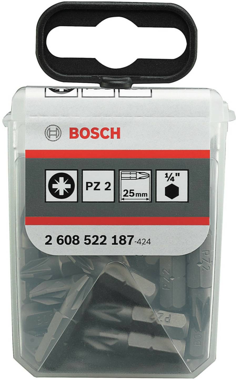 Bosch Extra-Hart PZ2 25 mm 2608522187 Brocas y puntas