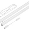 Lámparas ledscom.de LED under-cabinet lights Rigel, 57.3cm each (warm white, 16.21W, 790lm each, 130°) set of 2