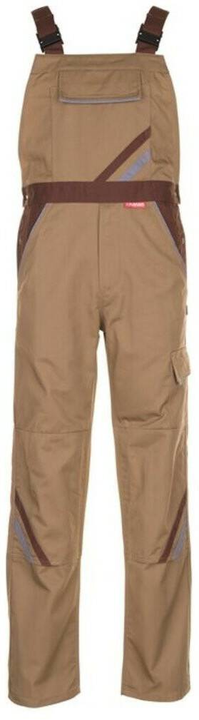 Ropa de trabajo Planam Highline Dungarees Men(2334) beige/braun/zink