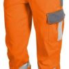 Kübler SAFETY 7 Trousers PSA 3 (2781) orange/anthracite Ropa de trabajo