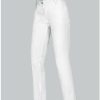 BP Stretch-Chinopants Lady white Ropa de trabajo