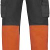 Ropa de trabajo Snickers 3833 High-Vis Trousers Class 1muted black/high visibility yellow