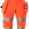 Mascot Shorts lang with cargo pockets Accelerate Safe hi-vis red Ropa de trabajo