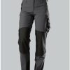 BP SuperStretch-Workpants with knee pockets Lady anthracite/black Ropa de trabajo