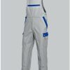 BP Comfort-Cargo-Dungarees with knee pockets hellgrau/blue Ropa de trabajo