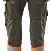 Mascot Pants with cargo pockets Accelerate Safe dark anthracite/hi-vis orange Ropa de trabajo