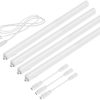 ledscom.de LED under-cabinet lights Rigel, 57.3cm each, 790lm each, warm white, Set of 4 Lámparas