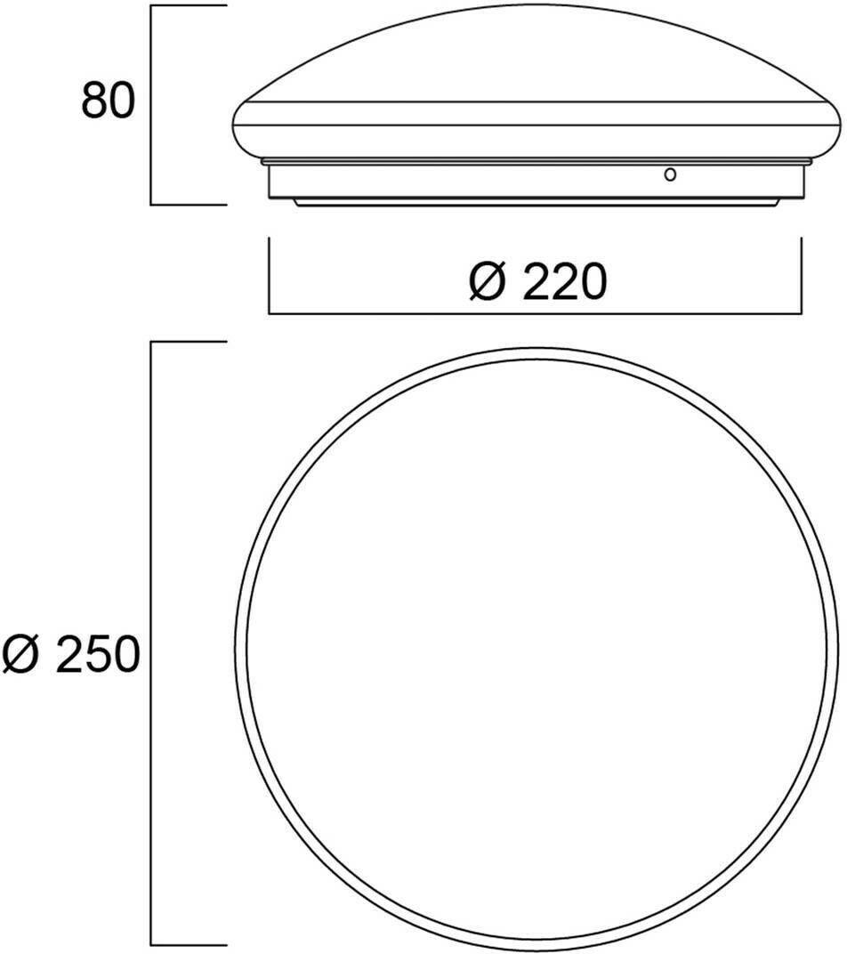 Sylvania Start Surface LED ceiling light, Ø 25 cm Lámparas