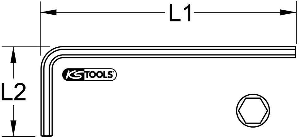 KS Tools Stainless Steel (964.03(964.0310) short Destornilladores