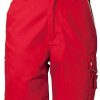 Planam Canvas 320 Shortsrot/rot Ropa de trabajo