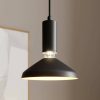 Arcchio Jaika pendant lamp, single-flame, black Lámparas