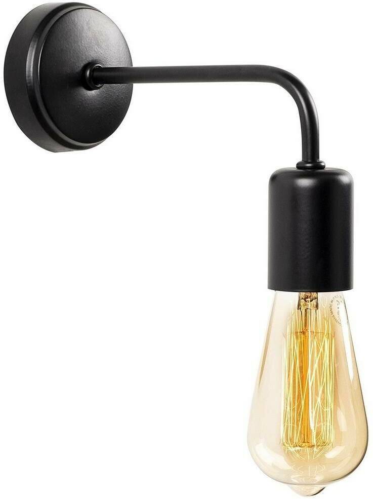 Opviq Wall lamp Denge 3434 with open socket, black Lámparas