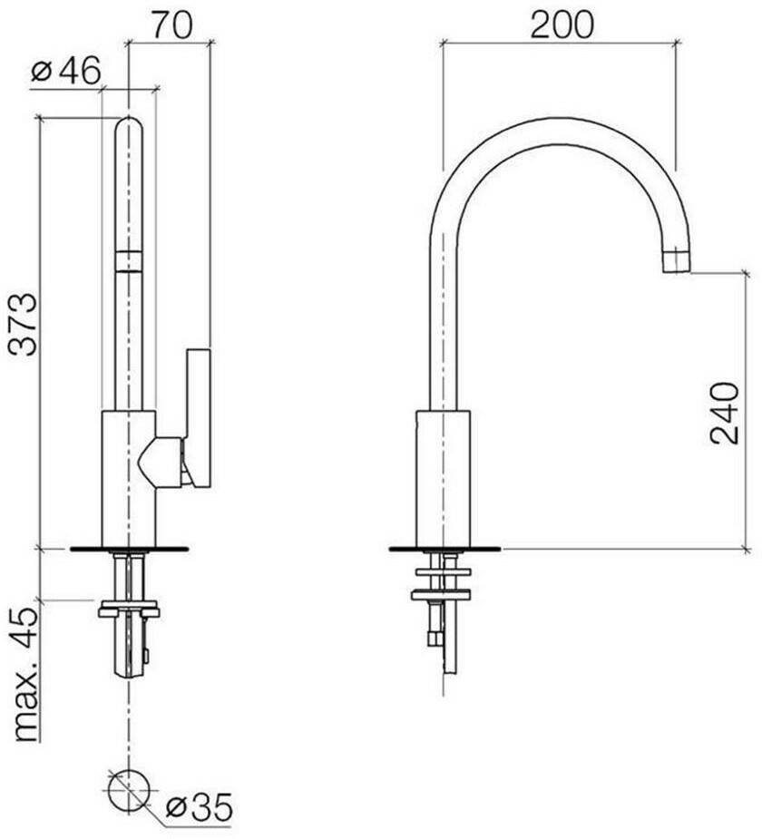 Dornbracht 33800875-47 Grifería de cocina