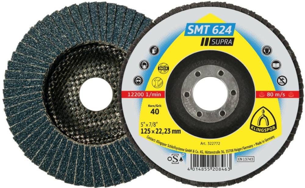 Klingspor SMT 624 115 x 22,23 mm, K 60 (322767) Lijas y discos