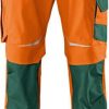 Ropa de trabajo Kübler PSA REFLECTIQ Trousersorange/moosgreen