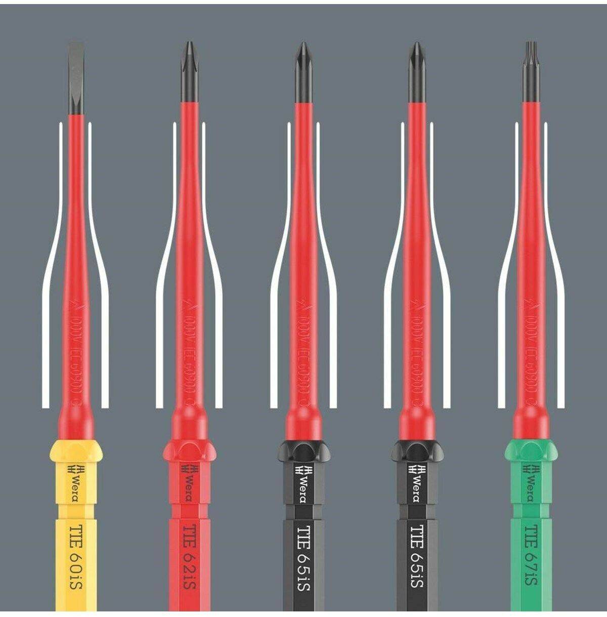 Wera Kraftform Kompakt VDE 16 extra slim 1 Tool Finder (05006608001) Destornilladores