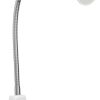 ledscom.de LESCH reading lamp gooseneck, switch, chrome incl. GU10 LED lamp 6.826W 630lm 100° warm white Lámparas