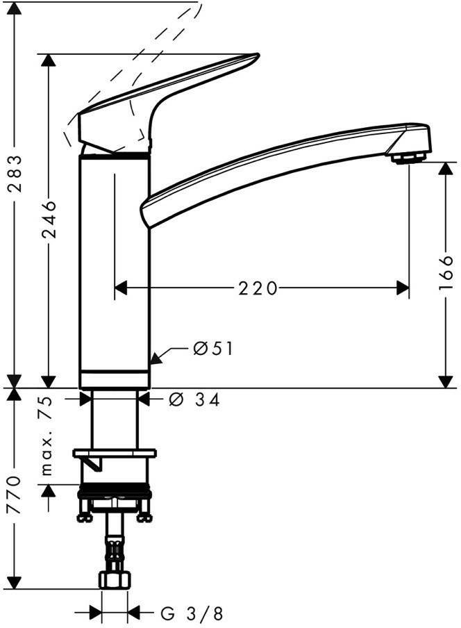 Hansgrohe 5026109 Grifería de cocina