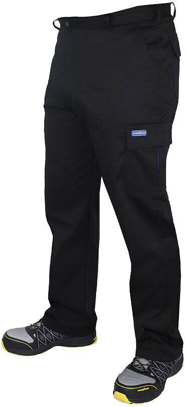 Goodyear Pants GYPNT001 Workwear Multi Pocket Pant Black/Reg Ropa de trabajo