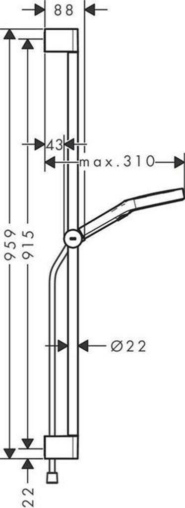 Hansgrohe Rainfinity 130 3jet (28743___)28743700 Grifería de baño