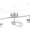 ledscom.de Ceiling light ELERA, three-bulb incl. LED E14 lamps 458lm extra warm white each Lámparas