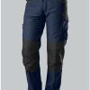 BP Workpants with knee pockets night blue/black Ropa de trabajo