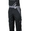 Planam Highline Dungarees Men(2712) black/schiefer/zink Ropa de trabajo