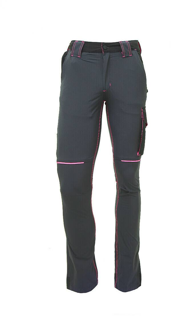 Ropa de trabajo U-Power World Ladygrey pink (FU189GF)