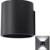 Lámparas Sollux Wall lighting ORBIS 1 1xG9/40W/230V black