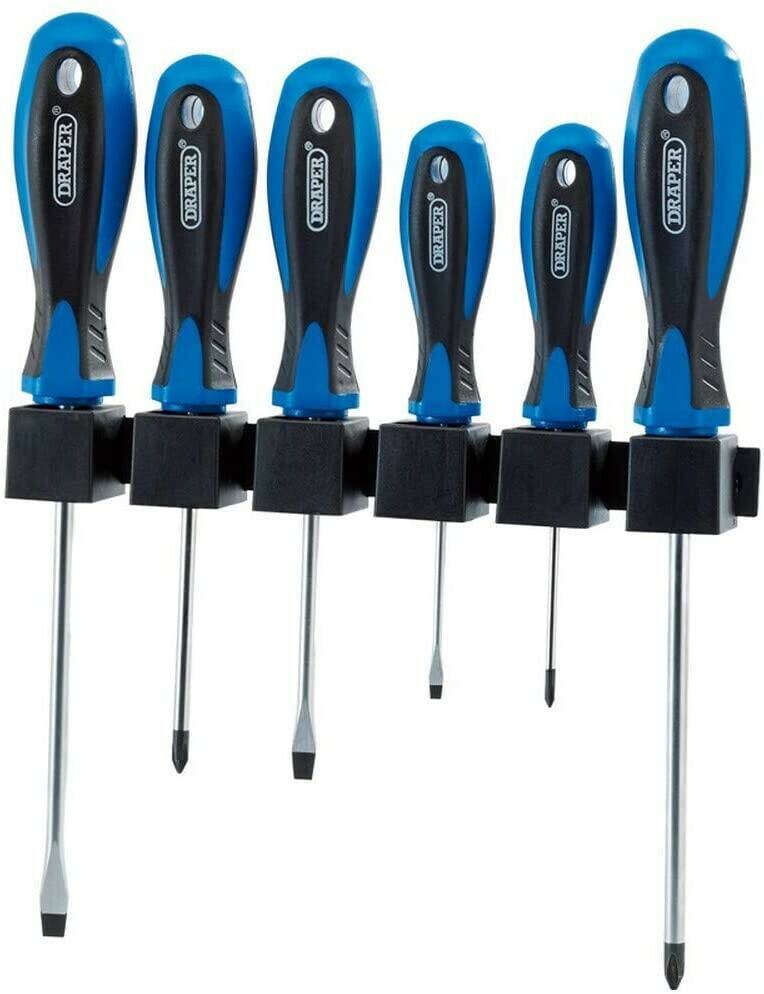 Draper 63568 Soft Grip Screwdriver 6 Piece Set Destornilladores