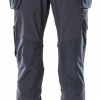 Ropa de trabajo Mascot Pants Accelerate with cargo pockets blackblue 18031-311-010