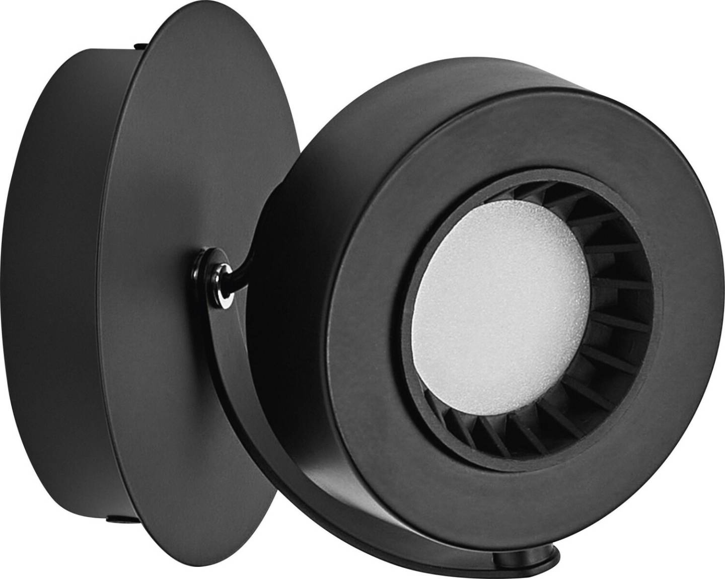 LEDVANCE LED wall spotlight Venus 3,000 K switch black Lámparas