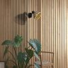 Lámparas Searchlight Lance wall light, bamboo