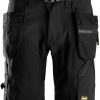 Snickers FlexiWork Shorts with Holster pockets black Ropa de trabajo